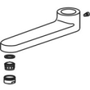 Schwenkauslauf A 225 mm zu Wandmischer KWC Domo.5...