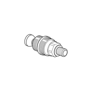 Oberteil Flachventil Neo M 20 x 1, für Griff steckbar zu Batterie KWC Star (Z.502.991)