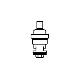 Oberteil Flachventil M 25 x 1.25, für Griff geschraubt (4.41156.901.703)
