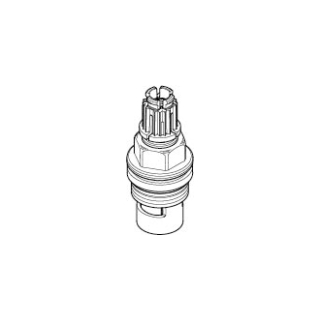 Oberteil X Control zu Waschtischbatterie Tara / Tara Classic / Lissé rechtsschliessend