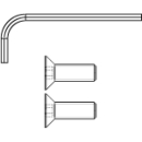 Befestigungsset Sanimatic zu AP-Duschsteuerung für...