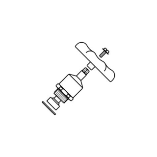 Oberteil 1/2" mit Handrad, zu Auslaufventil Simo (1.07318)