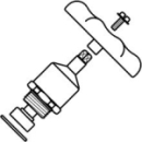 Oberteil 1/2" mit Handrad, zu Auslaufventil Simo...