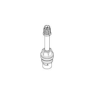 Oberteil Dornbracht 1/2" gebremst, für Unterputzventile linksschliessend (90.90.03.136.0...