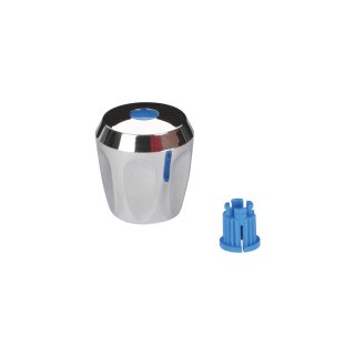 Griff Kunststoff, blau, zu Wandbatterie Siemens AM0101 1986 - 1997 (030105)