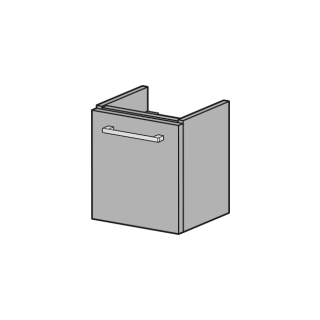 Möbelunterbau Alterna pro S Breite 41 cm, Höhe 46 cm Tiefe 32 cm, 1 Tü...