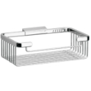 Drahtseifenhalter Inda 20 x 13 cm, Tiefe 6.5 cm verchromt