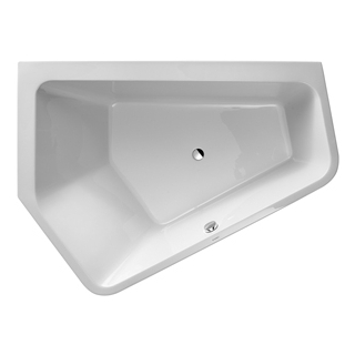 Eckbadewanne Duravit Paiova 5 Ecke links, Einbauversion 190 x 140 / 64,5 cm