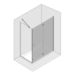 Falt-Pendeltüre Multi-S 4000 78,5-80,5 cm. Bd. rechts