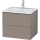 Waschtischmöbel L-Cube B: 62 cm, H: 55 cm, T: 48,1 cm 2 Schubladen Tip-on zu 2141 819/820