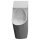 Urinal Schmidlin Ecopur 100 wasserlos, Hybridventil Befestigungsmaterial und Schürze, Stahl