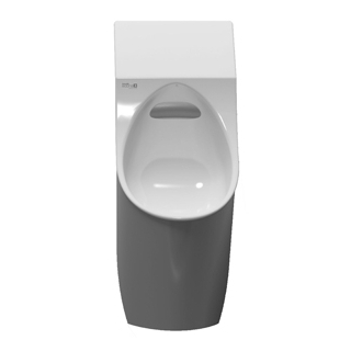 Urinal Schmidlin Ecopur 200 W Hybridventil, Wartungsspülung Befestigungsmaterial und Sch...