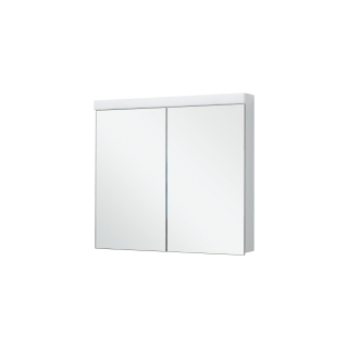 Spiegelschrank Keller Duplex New LED, Breite 80 cm Höhe 73,8 cm, Tiefe 12,5 cm 2 Doppels...