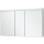 Spiegelschrank Keller Duplex New LED, Breite 130 cm Höhe 73,8 cm, Tiefe 12,5 cm 3 Doppel...