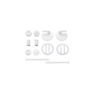 Scharnier, Satz zu Klosettsitz Deco Duroplast (32 2210 96)