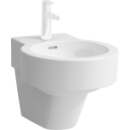 Wand-Bidet Laufen Val Armaturenloch, verdeckte...