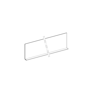 Schalung, zu Duschfläche Setaplano, Länge 1400 mm (243.566.00.1)