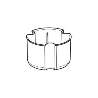 Sifonbecher für Sifonierhöhe 50 mm, zu Duschwannenablauf Ø 90 mm (243.572.00.1)
