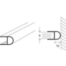 Schlauchdichtung vertikal für 6/8 mm Glas,...