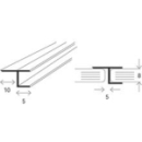 Mitteldichtung 180 ° vertikal für 8 mm Glas,...