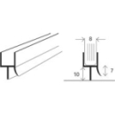 Wasserabweisprofil horizontal für 8 mm Glas,...