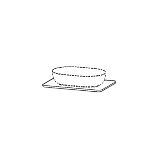 Quarzsteinkonsole Duravit Luvfür Auflegewaschtisch DuravitBreite 68,8 cmTiefe 47,5 cm