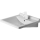 Waschtisch Philippe Starck 360 x 54,5 cm, barrierefreiUnterseite glasiertArmaturenloch