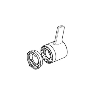 Temperaturgriff komplettzu Bade- und Duschenmischer(5.71035.100)