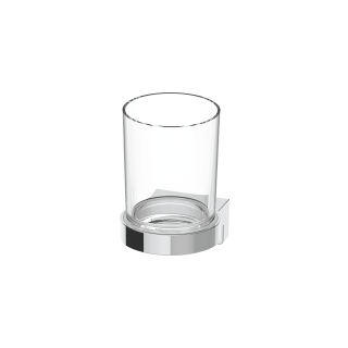 Glashalter Bodenschatz LindoWandmodellKlarglas verchromt