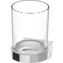 Glashalter Bodenschatz LindoWandmodellKlarglas verchromt