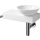 Waschbeckenkombination AlapePiccolo Novo, Becken Ceramo-Stahl Ø 30 cmAbstellfläche links