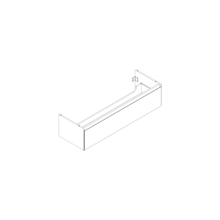 Waschtischmöbel Alterna zeroplus, Breite 146,9cm,Höhe 35cmTiefe 48,2 cm1 Schublade