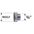 NEOPERL® Reduktion Messing verchromt M22X1 X 3/8