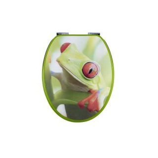 diaqua® WC-Sitz Paris 3D Slow Down Frog - MDF - FSC® 100% 42 - 47 X 37.2 CM