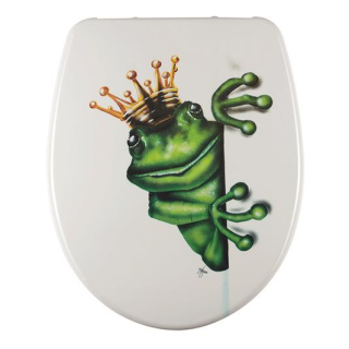 diaqua® WC-Sitz Nice Slow Down Frog king 40.5 - 46 X 37.5 CM