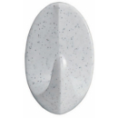 diaqua® Haken oval mittel granit 4.2 X 2.6 CM 3 STK/PCS