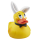 LANCO Badeente Bunny gelb 8 X 8 X 9 CM