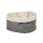 diaqua® Aufbewahrungskorb Canvas beige, taupe Ø 20 X 9 CM
