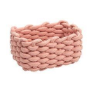 diaqua® Aufbewahrungskorb Cord rosa 20 X 14 X 10 CM