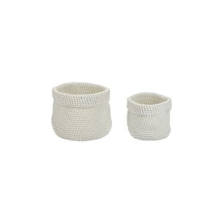 diaqua® Strickkorb grau Ø16 X 12 CM & 12 X 10 CM 2 STK/PCS.