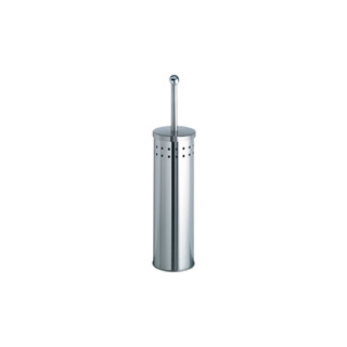 diaqua® WC-Bürstengarnitur INOX matt 4-eckig gelocht Ø 10.5 X 40 CM
