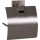 STOCKHOLM WC-Papierhalter mit Deckel INOX gebürstet 12.5 X 4 X 14 CM