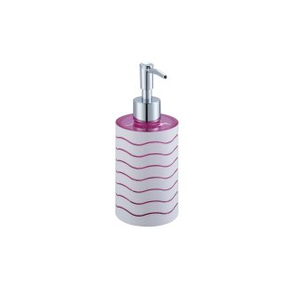 diaqua® Seifenspender Float weiss/pink Ø 7.3 X 17 CM