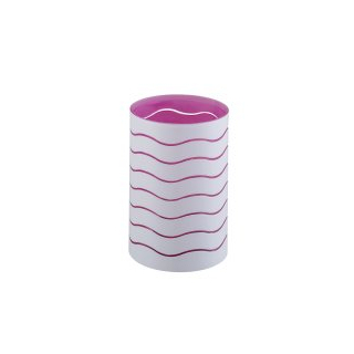 diaqua® Mundspülbecher Float weiss/pink Ø 7.3 X 10.5 CM