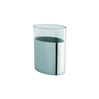 diaqua® Mundspülbecher Side Inox verchromt 9.7 X 6.1 X 12.2 CM