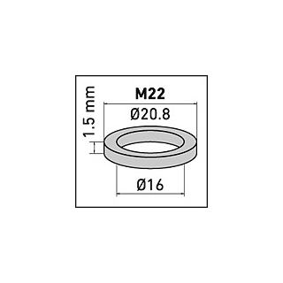 NEOPERL® Silikondichtung für SLC® AC Strahlregler M22 16.0 X 20.8 X 1.5 MM