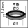 NEOPERL® Gummidichtung zu Innenteil für 3/8 und M16 Strahlregler 3/8/M16 11 X 15 X 1.5 MM