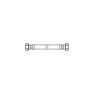 NEOFLEX® CRG Panzerschlauch DN8 IG x IG 3/8 X 3/8 15 CM