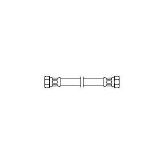 NEOFLEX® CRG Panzerschlauch DN8 IG x IG 3/8 X 3/8 100 CM