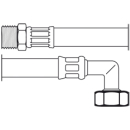 NEOFLEX® Panzerschlauch DN10 AG X IG gebogen 1/2 X...